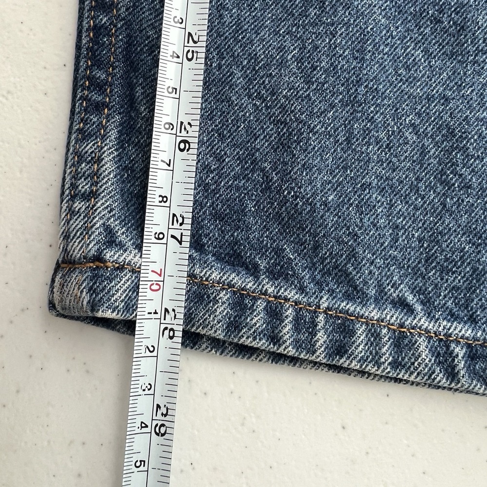 Vintage LL Bean Traveler Jeans Womens Petite 16 Blue Denim Comfort Waist Tapered - Picture 12 of 12